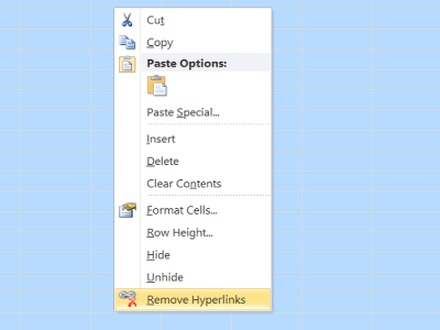 This is a simple way to find and delete Hyperlink in Excel Picture 9
