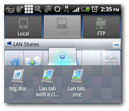 This is a way to transfer files from your computer to your Android phone without a USB cable Picture 16