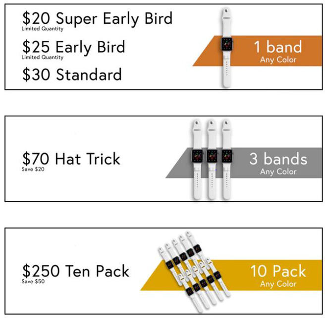 This is an Apple Watch model with an AirPods plug attached to prevent it from falling, priced at nearly 700,000 VND / set Picture 2