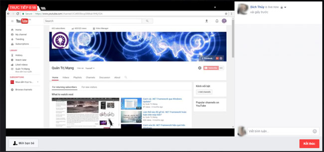 This is how Live Stream Facebook Video on PC, Fanpage Picture 16