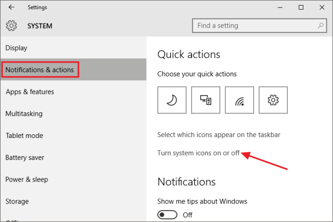 This is how to customize and disable (turn off) Action Center on Windows 10 Picture 27