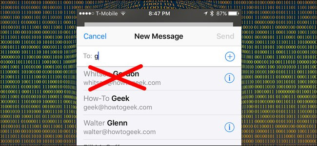 This is how to remove email addresses from the suggestions list on the Mail iOS app Picture 1