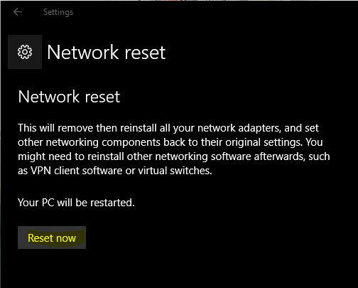 This is how to reset network settings on Windows 10 with just one click Picture 5