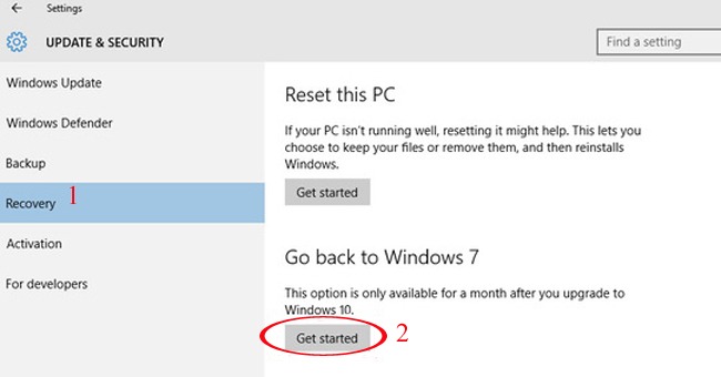 This is how Windows 10 to Win 7 or Win 8.1 does not need to be reset Picture 3