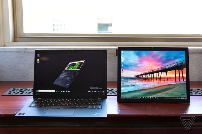 This is the world's first Lenovo ThinkPad X1 folding screen computer Picture 1
