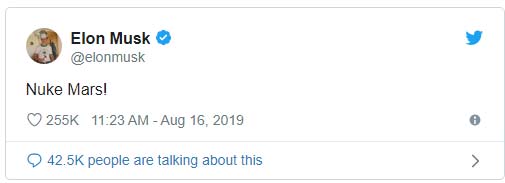 This is why Elon Musk wants to conduct a 'nuclear attack' on Mars Picture 2