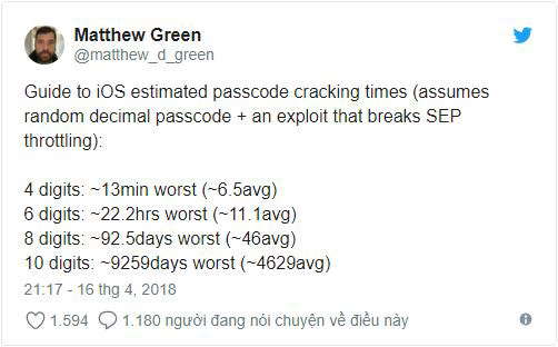 This is why you should set your iPhone's custom alphanumeric password 'immediately and always'. Picture 4