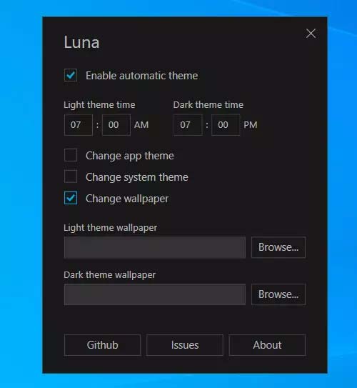 Luna tool will make managing dark mode settings on Windows 10 simpler Picture 2