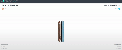 This website allows users to view 3 new iPhones and many other smartphones in all angles Picture 1
