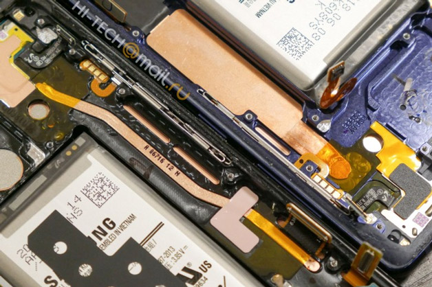 Thousands of thousands of dollars in the interior of the Galaxy Note 9 have just been released Picture 1