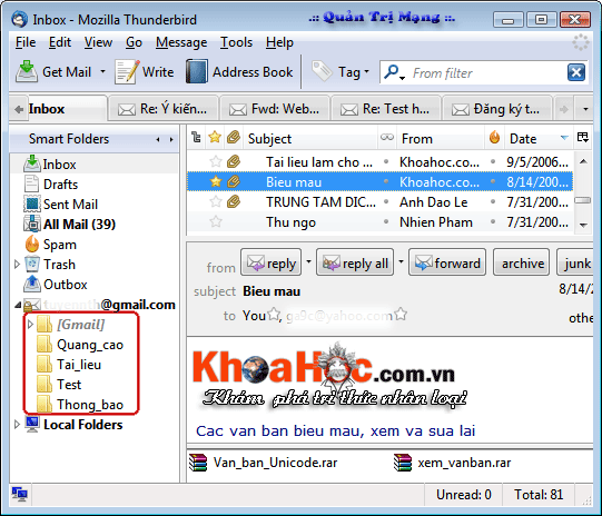 Thunderbird 3.0 re-exported with many outstanding improvements Picture 8