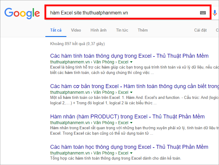 Tips and search syntax in Google effectively Picture 6
