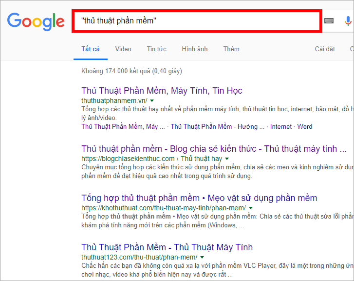 Tips and search syntax in Google effectively Picture 7