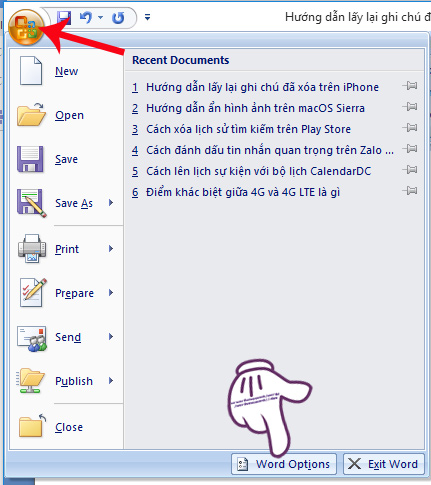 Tips for handling columns in Microsoft Word Picture 1