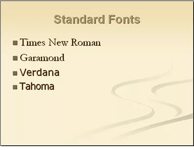 Tips for using fonts in PowerPoint files Picture 2