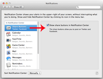 Tips for using the Notification Center on OS X Mountain Lion Picture 3