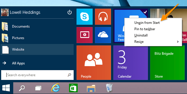 Tips or help you master the Start Menu on Windows 10 Picture 3
