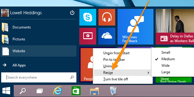 Tips or help you master the Start Menu on Windows 10 Picture 5
