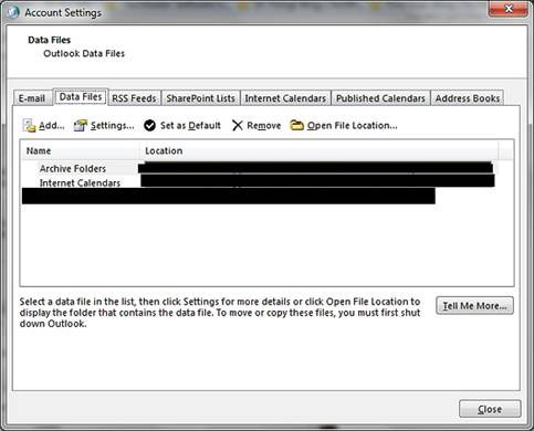Tips or troubleshooting connection problems on Outlook Picture 2