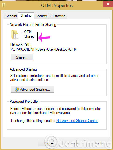 Tips to help you easily share folders on Windows with Android Picture 7