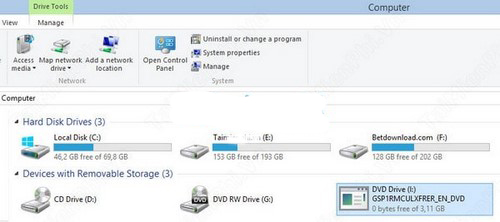 Tips to open .ISO files in Windows 8 without software Picture 6