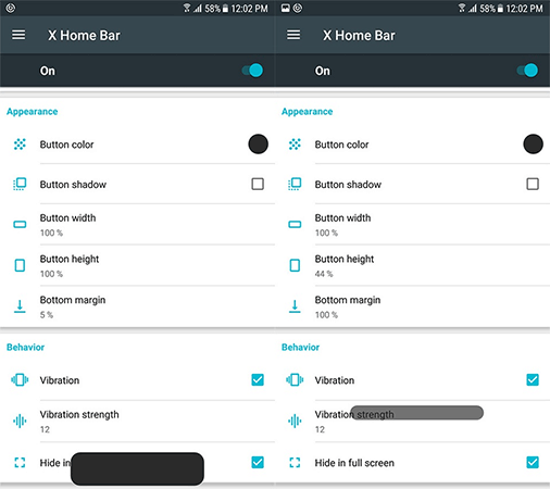 Tips to put virtual navigation bar on iPhone X on Android devices Picture 4