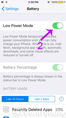 Tips to speed up and reduce battery life on iOS 9 Picture 10