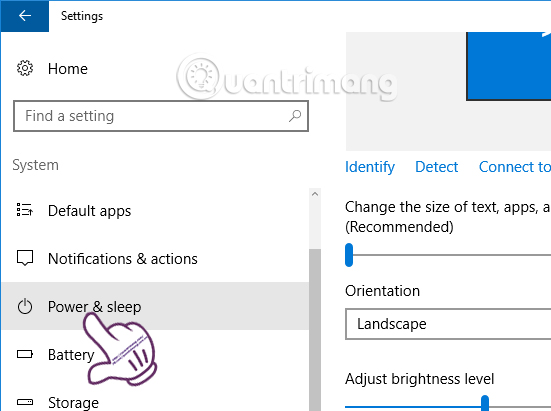 To enable or disable Sleep mode in Windows 10 - TipsMake.com