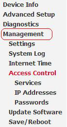 To secure your ADSL modem Picture 2