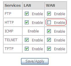 To secure your ADSL modem Picture 3