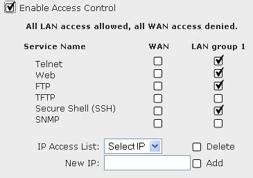 To secure your ADSL modem Picture 7