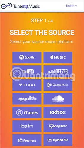 To transfer playlists from any stream service to another service Picture 1