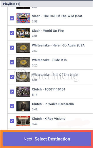 To transfer playlists from any stream service to another service Picture 2