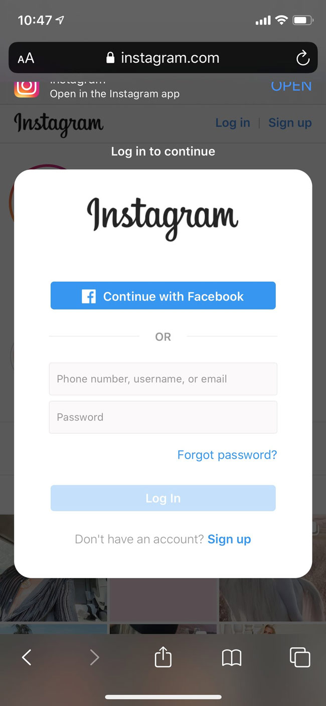 images 1 of To view photos on Instagram, you must register, you can no longer 'watch pagoda'