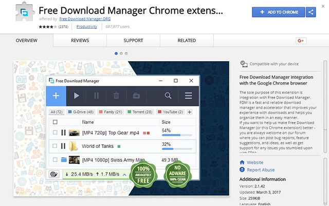 Top 10+ Chrome extension helps manage and speed up downloads Picture 4