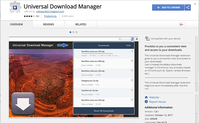 Top 10+ Chrome extension helps manage and speed up downloads Picture 9
