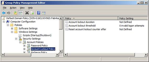 Top 10 security settings after installing Active Directory Picture 2