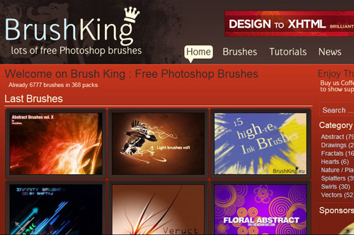 Top 10 websites provide a free Photoshop brush Picture 1