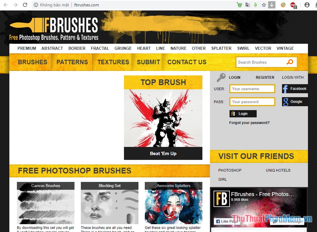 Top 10 websites that provide free, beautiful Photoshop Brushes Picture 4