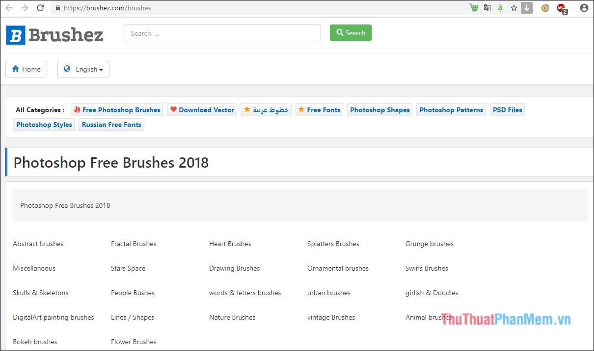 Top 10 websites that provide free, beautiful Photoshop Brushes Picture 6