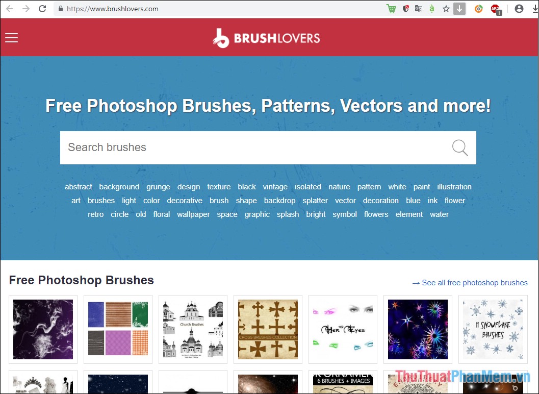 Top 10 websites that provide free, beautiful Photoshop Brushes Picture 7