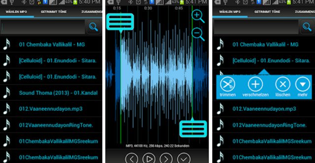 Изображение 2 из 20 лучших приложений для редактирования музыки и аудио для Android