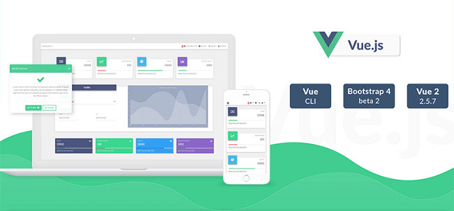 Top 20 free Bootstrap template templates for Admin Dashboard Picture 5