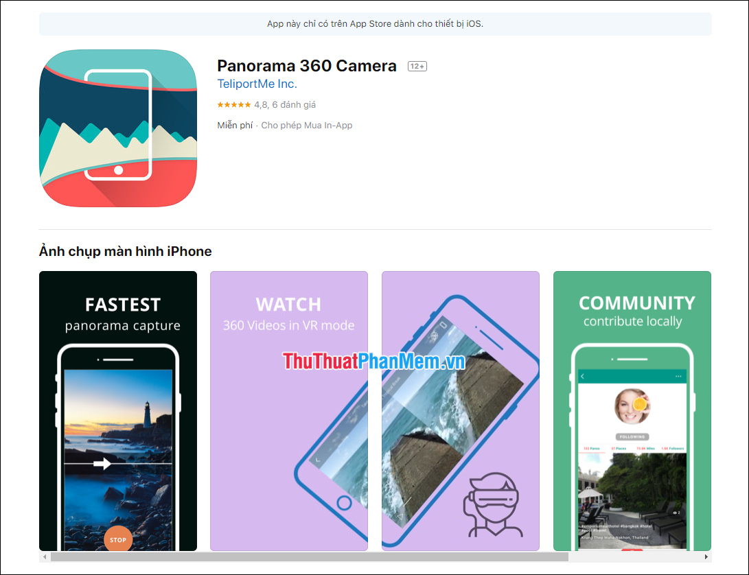 Top 3 360-degree photography applications on the most beautiful phones Picture 2