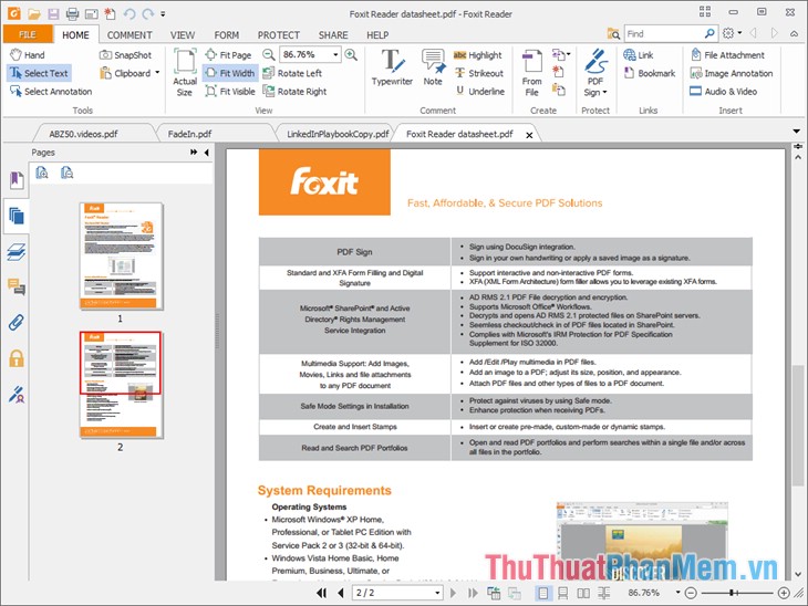 Top 3 best PDF file reader software today 2020 Picture 2