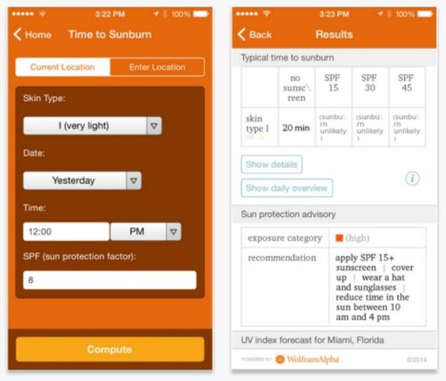 Top 3 free apps to help avoid the most popular summer sunshine on smartphones Picture 3