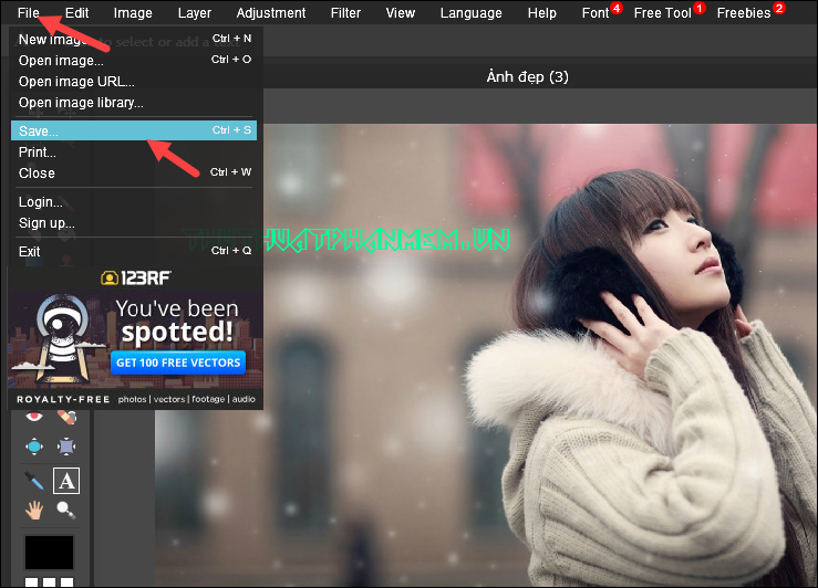Top 3 software for inserting text into images and usage Picture 7