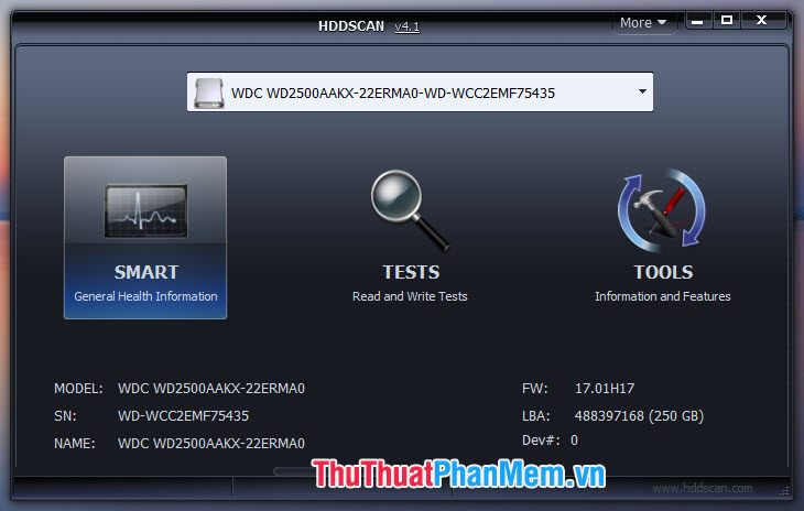 Top 3 software to check the hard drive for the best bad Picture 3