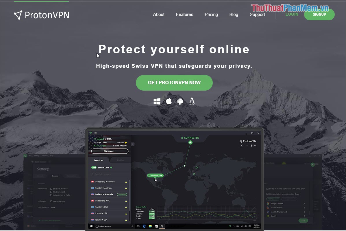Top 5 best free VPN software for computers today Picture 5