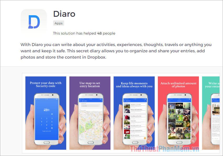 Top 5 diary writing applications on iPhone, Android best Picture 4